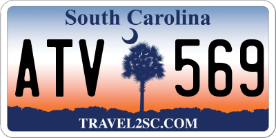 SC license plate ATV569