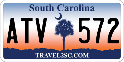 SC license plate ATV572