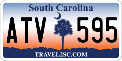 SC license plate ATV595
