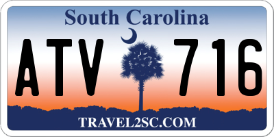 SC license plate ATV716