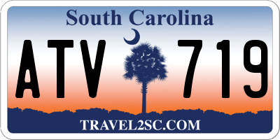 SC license plate ATV719