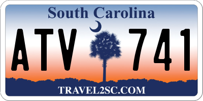 SC license plate ATV741