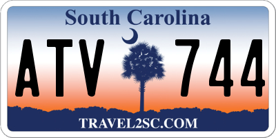 SC license plate ATV744