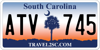 SC license plate ATV745