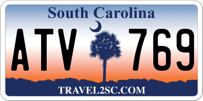 SC license plate ATV769