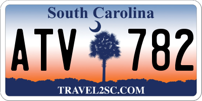 SC license plate ATV782