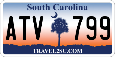 SC license plate ATV799
