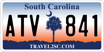SC license plate ATV841