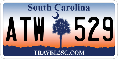 SC license plate ATW529