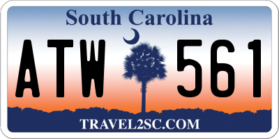 SC license plate ATW561