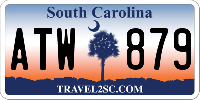 SC license plate ATW879