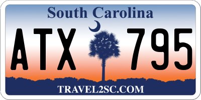 SC license plate ATX795