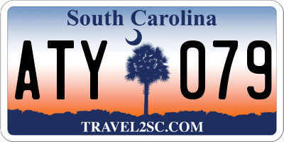 SC license plate ATY079
