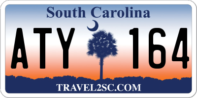 SC license plate ATY164