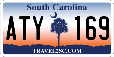 SC license plate ATY169