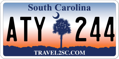 SC license plate ATY244