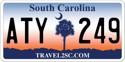 SC license plate ATY249