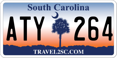 SC license plate ATY264