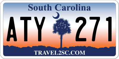 SC license plate ATY271