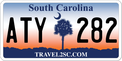 SC license plate ATY282