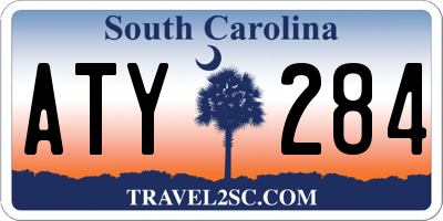 SC license plate ATY284