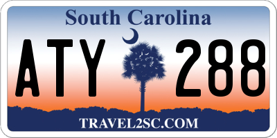 SC license plate ATY288