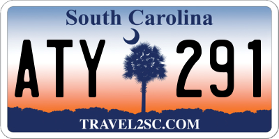 SC license plate ATY291