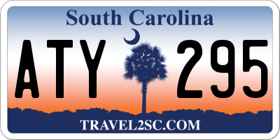 SC license plate ATY295