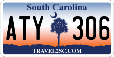 SC license plate ATY306