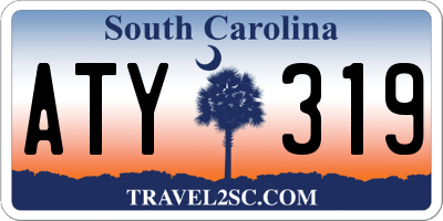 SC license plate ATY319