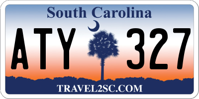 SC license plate ATY327