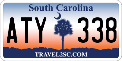 SC license plate ATY338