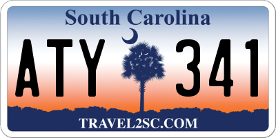 SC license plate ATY341