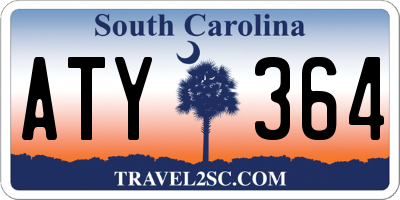 SC license plate ATY364