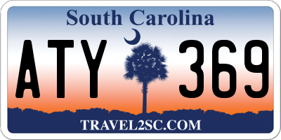 SC license plate ATY369