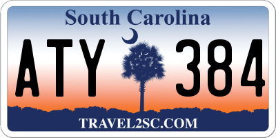 SC license plate ATY384