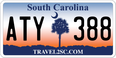 SC license plate ATY388