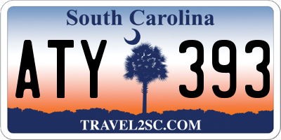 SC license plate ATY393