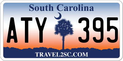 SC license plate ATY395