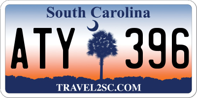 SC license plate ATY396