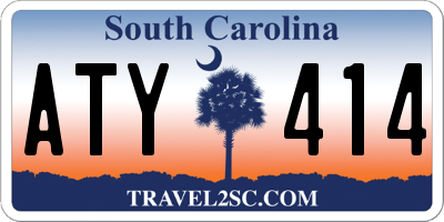 SC license plate ATY414