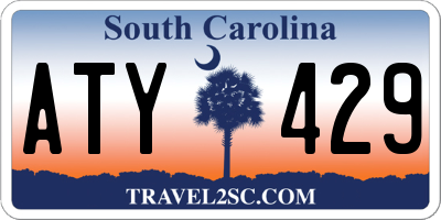 SC license plate ATY429