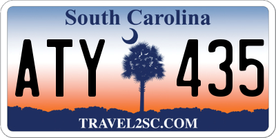SC license plate ATY435