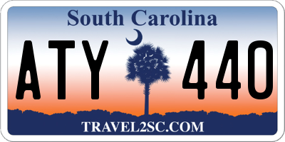 SC license plate ATY440