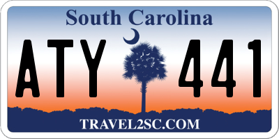 SC license plate ATY441