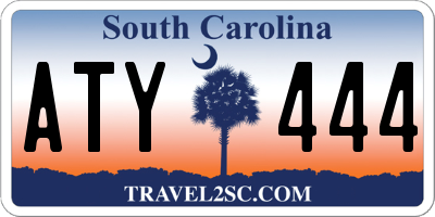 SC license plate ATY444