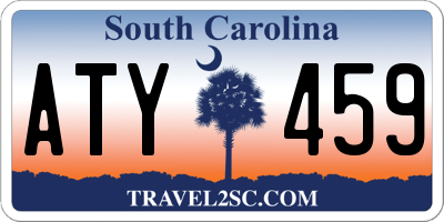 SC license plate ATY459