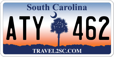 SC license plate ATY462
