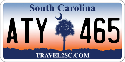 SC license plate ATY465