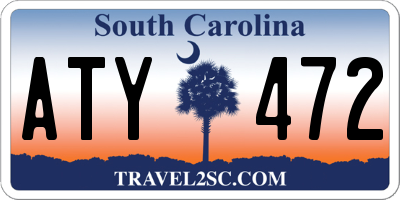 SC license plate ATY472